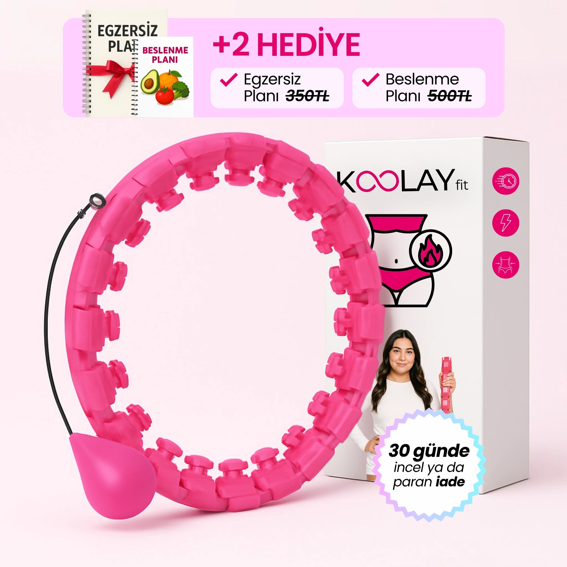 Kolayhoop™ Evde Egzersiz Seti